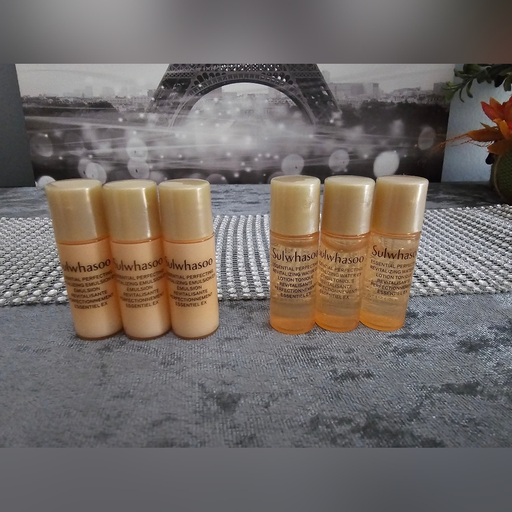 Sulwhasoo Essential Perfecting Revitalizing Emulsion & Revitalizing Water 5ML